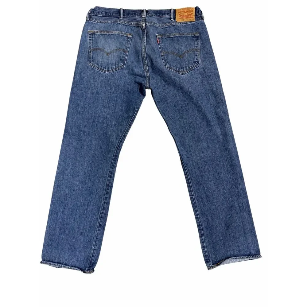 Levi’s 501 XX Jeans Men's 38X32 Button Fly Straight Leg Blue Made in Haiti EUC